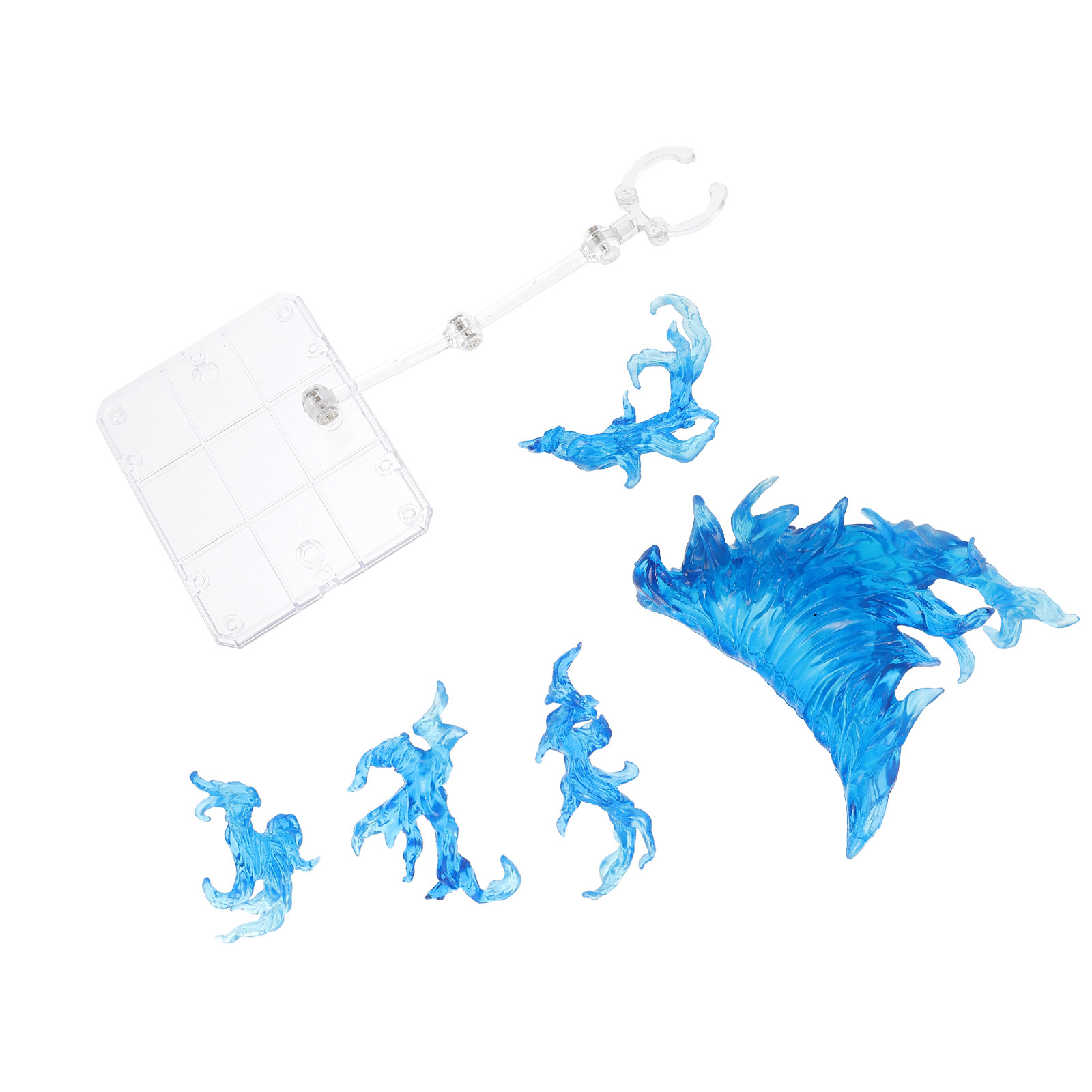 1Set Flame Effect Action Figur - Action Figure Stand ulasan dan harga