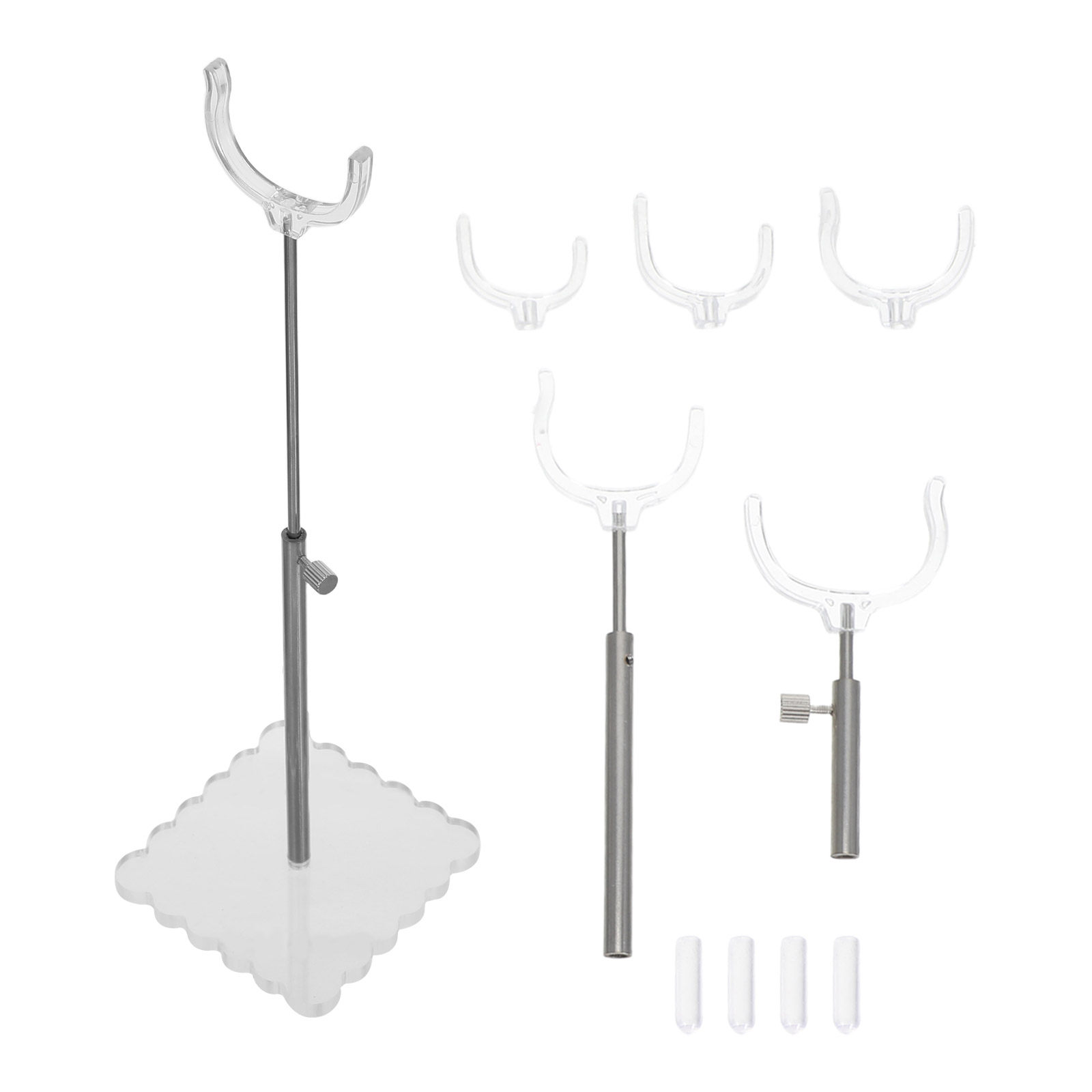 1Set Acrylic Display Stand Adj - Action Figure Stand ulasan dan harga